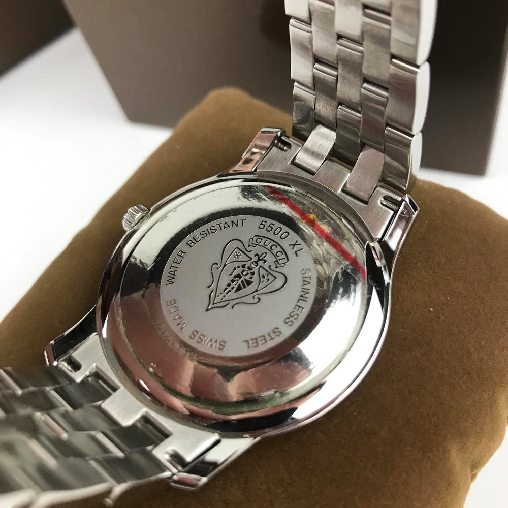 NWT Authentic Gucci Silver Stainless Steel Watch - Picture 4 of 8
